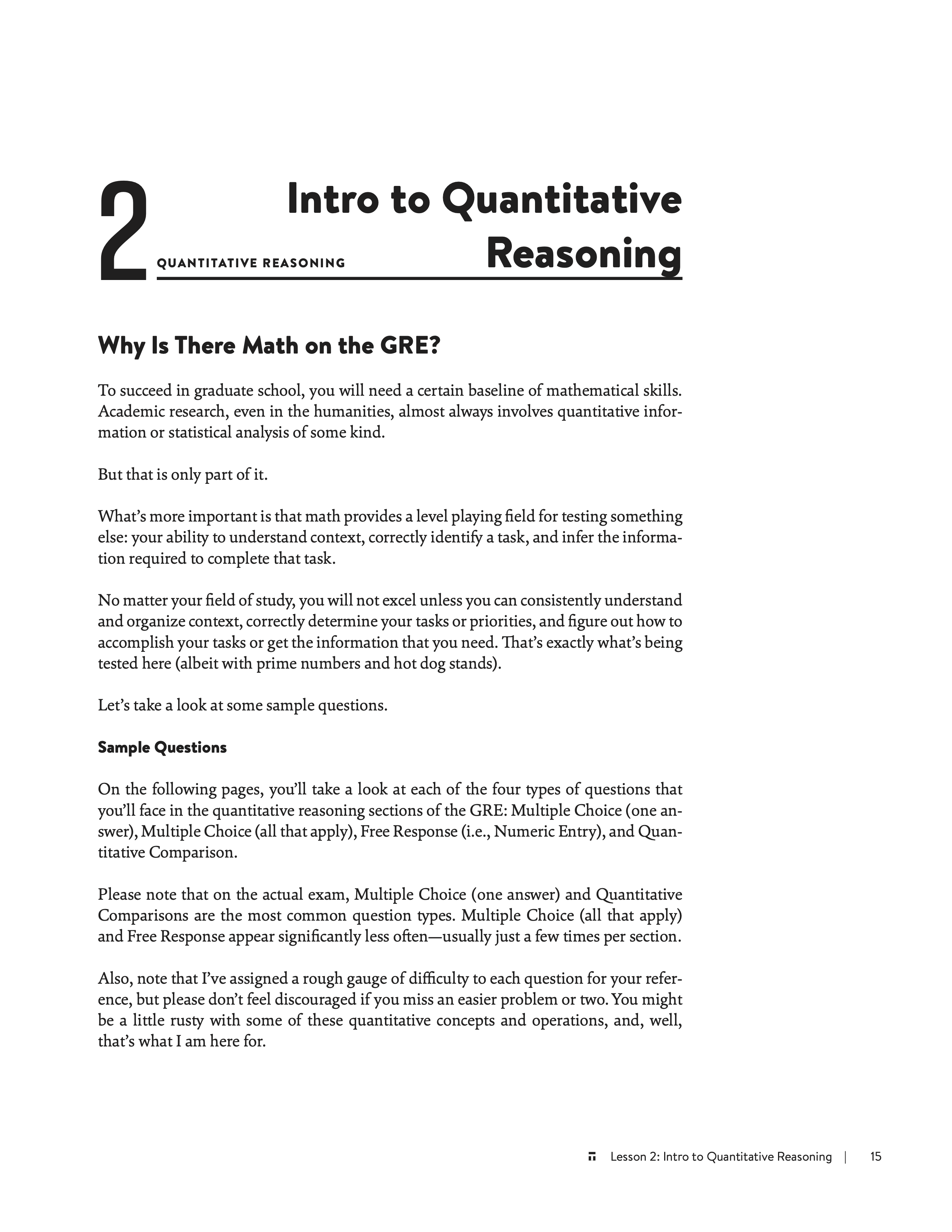 2. Intro to Quantitative Reasoning